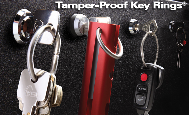 Tamper Proof Key Ring 4 Inch Diameter